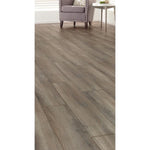 Charger l'image dans la visionneuse de galerie, Revêtement de sol stratifié aspect bois gris TrafficMaster Harrison Oak 12 mm x 7,6 po l x 54,45 po L (17,24 pi²/boîte) (Copie)