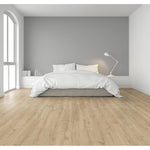 Load image into Gallery viewer, TrafficMaster Shoreline White Oak 7.6 in. W x 54.45 in. L 12mm Laminate Flooring (17.24 sq.ft./case)