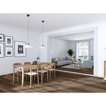 Load image into Gallery viewer, TrafficMaster Cabin Hickory 10mm x 6.26-inch W x 54.45-inch L Dark Brown Laminate Flooring (18.94 sq.ft./case)