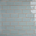 Load image into Gallery viewer, Merola Tile Chester Acqua 3 inch x 6 inch Ceramic Wall Tile – 5.72 sq. ft. per Case, Glossy Smooth Finish