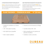 Charger l'image dans la visionneuse de galerie, Plancher en érable massif Dubeau Floors, fini mat naturel, 1,9 cm d'épaisseur x 8,9 cm de largeur x longueur variable (20 pi²/caisse)