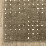Load image into Gallery viewer, Delfine Geometric Dots Mink Brown/ Ivory Area Rug