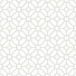 Charger l'image dans la visionneuse de galerie, Lattice Gray/Off-White Patterned 12 in. W x 12 in. L 1.5mm Luxury Vinyl Tile Flooring (10 sq.ft./case)