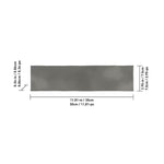 Load image into Gallery viewer, Anatolia Concordia Charcoal 3 inch x 12 inch Glossy Pressed Ceramic Wall Tile – 10.66 sq. ft. per Case, Textured High-Shine Finish