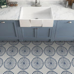 Charger l'image dans la visionneuse de galerie, 9" W x 9" L x 4mm Peel & Stick Floor Tile Sunflower Luxury Vinyl Flooring