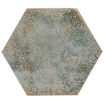 Charger l'image dans la visionneuse de galerie, Ivy Hill Tile Mandalay Hex Green Porcelain Tile – 0.35 inch Thick, 9.13 inch x 10.51 inch, 8.07 sq.ft/Case – Polished Hexagon Finish