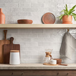 Load image into Gallery viewer, Ivy Hill Amagansett Gin White Mixed Finish Ceramic Wall Tile 2 inch x 8 inch 0.31 inch Thick 5.38 sq ft/case