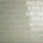 Charger l'image dans la visionneuse de galerie, Merola Tile Chester Sage 3 inch x 6 inch Ceramic Wall Tile – 5.72 sq. ft. per Case, Glossy Smooth Finish