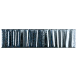 Charger l'image dans la visionneuse de galerie, Merola Tile Joliet Prisma Sapphire 3 inch x 12 inch Ceramic Wall Tile 10.92 sq ft/case – Glossy 3D Fluted Finish
