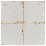 Load image into Gallery viewer, Merola Tile Artisan Blanco 13 inch x 13 inch Ceramic Floor and Wall Tile – 12.2 sq ft per Case, Vintage Spanish Style Stone Look Matte Finish
