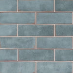 Load image into Gallery viewer, Ivy Hill Tile Santa Fe Blue 4 inch x 11.96 inch Polished Ceramic Wall Tile – 10.76 Sq. Ft. Coverage per Case