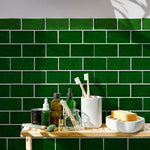Charger l'image dans la visionneuse de galerie, Merola Tile Viva Antic Verde 3 inch x 6 inch Ceramic Wall Tile 0.13 sq. ft./each – Glossy Smooth Finish