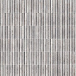Charger l'image dans la visionneuse de galerie, Merola Tile Rubik Greige Ceramic Wall Tile 0.35 inch Thick 5.88 inch Wide 10.78 sq. ft. per Case – Glossy Fluted Finish