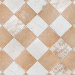 Charger l'image dans la visionneuse de galerie, Merola Tile Kings Clay Checker Sand 17.63 inch x 17.63 inch Ceramic Floor and Wall Tile 10.95 sq. ft./case – Low Sheen Vintage Finish