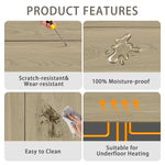 Charger l'image dans la visionneuse de galerie, 48" W X 7.5" D Oak Hardwood Flooring Eco-Friendly Solid Wood Grain Flooring 8-Pack Cover 20.49 Sq. Ft