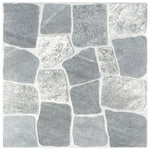 Load image into Gallery viewer, Merola Tile Laja Gris 17.75 inch x 17.75 inch Ceramic Floor and Wall Tile 24.42 sq. ft./case – Stone Look Textured High Sheen Finish