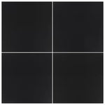 Charger l'image dans la visionneuse de galerie, Merola Tile Klavier Matte Black Porcelain Tile 0.31 inch Thick 17.88 inch x 17.88 inch 11.33 sq ft/case Matte