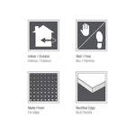 Load image into Gallery viewer, Anatolia 24-inch x 24-inch Virtus Carbona Matte Rectified Porcelain Tile