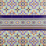 Load image into Gallery viewer, Merola Tile Sevillano Andalusia Cenefa Ceramic Wall Border Tile 7.88 inch Width 7.88 inch Length 11.46 sq ft/case Glossy Patterned Finish