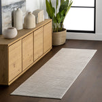 Load image into Gallery viewer, Amasha High-Low Striped Indoor/Outdoor Area Rug
