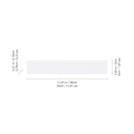 Charger l'image dans la visionneuse de galerie, Anatolia Metro White Glossy 2 inch x 12 inch Ceramic Wall Tile 7.10 sq. ft./case – Glossy Glazed Finish