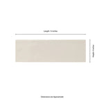 Charger l'image dans la visionneuse de galerie, Metrola 4 in. x 12 in. Glossy Ceramic Subway Wall Tile