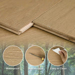 Charger l'image dans la visionneuse de galerie, Dark Oak 0.59 Inch T x 35.83 Inch L x 4.92 Inch W Tongue and Groove Engineered Hardwood Flooring (2.45 Sq. Ft. / 2-Pack) (Set of 2)