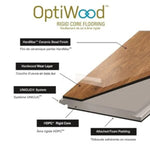 Load image into Gallery viewer, OptiWood Castlewood 0.31-inch x 7.48-inch x Varying Length Wide Waterproof Hardwood Flooring (17.47 sq. ft./case)