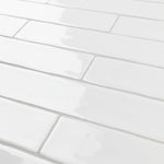 Load image into Gallery viewer, Merola Tile Chester Bianco 2 inch x 10 inch Ceramic Wall Tile 13.44 sq ft/case – Glossy Subway Style Finish