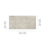 Load image into Gallery viewer, Anatolia Taj Mahal Porcelain Tile 0.34 inch Thickness 24 inch Width 15.5 sq. ft. Coverage Polished Rectified Marble Look