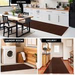 Charger l'image dans la visionneuse de galerie, Area Rugs For Living Room Or Bedroom, Non Slip Brown Runner, 6'X5'