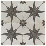 Load image into Gallery viewer, Merola Tile Kings Star Nero 17-5/8 inch x 17-5/8 inch Ceramic Floor and Wall Tile – 11.02 Sq. Ft. Coverage per Case