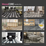 Load image into Gallery viewer, GlueCore Mosaic 12" x 17" 28mil Glue Down Vinyl Tile Flooring – Pumice Braid