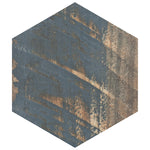 Load image into Gallery viewer, Merola Tile Gaugin Hex Catan Shadow Porcelain Floor and Wall Tile 8.5 inch x 9.75 inch x 0.39 inch – 11.28 sq. ft./Case, Matte Wood Look Hexagon Finish