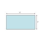 Load image into Gallery viewer, Segment Stone 3 in. x 6 in. Glossy Ceramic Inverted Beveled Wall Tile