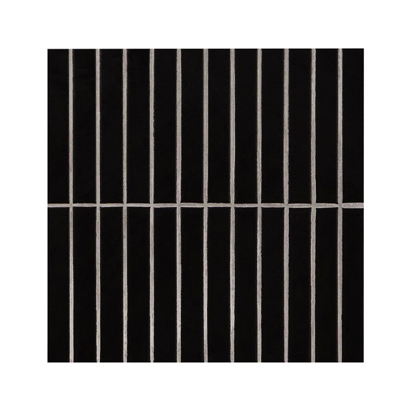 12 in. x 12 in. Matte Porcelain Mosaic Floor and Wall Tile
