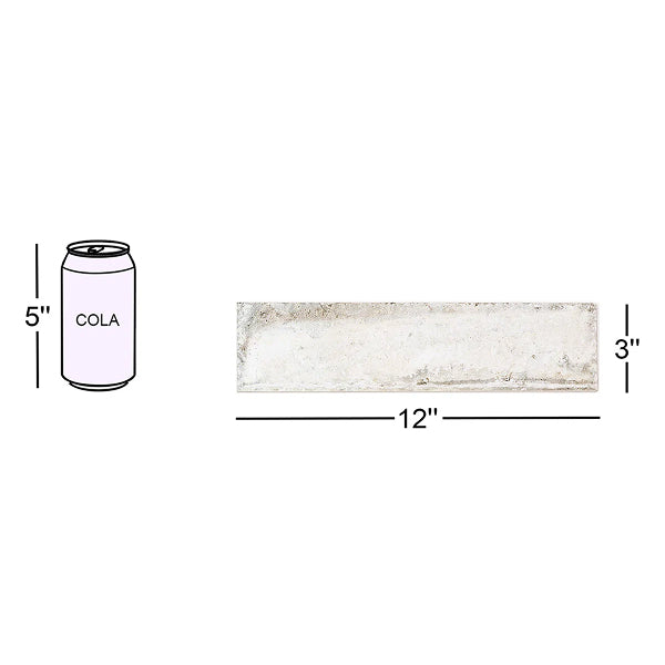 Alcazar 3" x 12" Porcelain Wall and Floor Tile