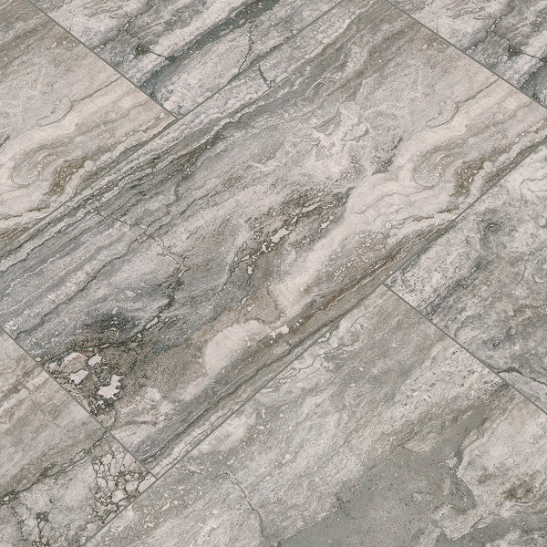 Beraldi 12 in. x 24 in. Matte Porcelain Stone Look Floor and Wall Tile