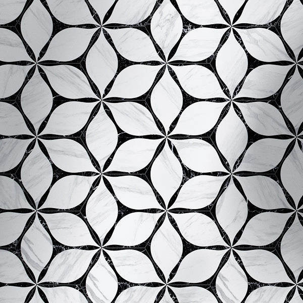 Corola Hexagon 7.7 in. x 8.9 in. Matte Porcelain Floor and Wall Tile