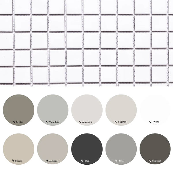 Cube 2" x 2" Porcelain Mosaic Tile