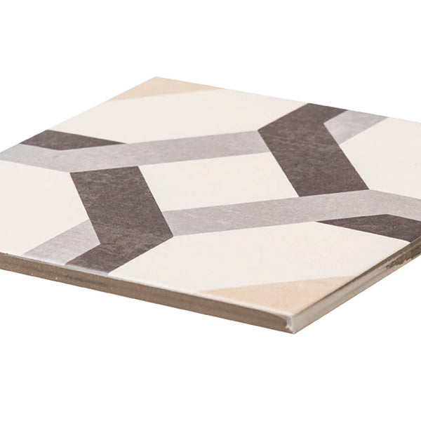 DaVinci 7.9" x 7.9" Porcelain Patterned Wall & Floor Tile