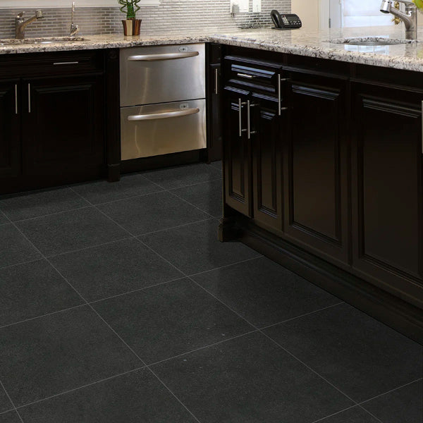 Dimensions 24 in. x 24 in. Matte Porcelain Concrete Look Floor and Wall Tile