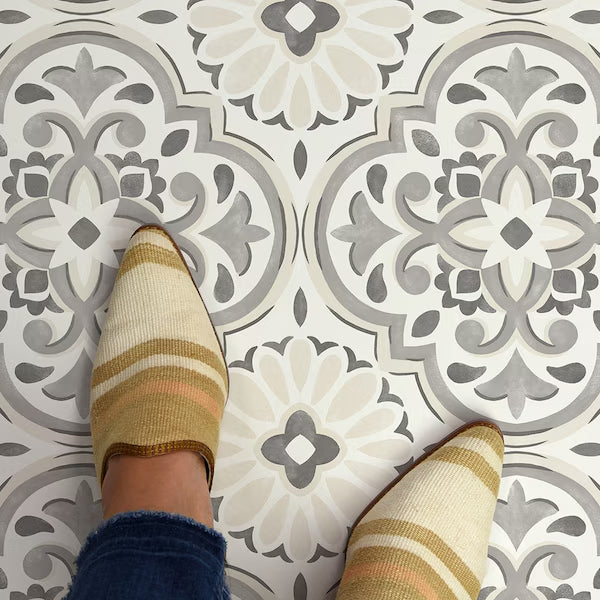 FloorPops Massimo 12-in x 12-in Vinyl Peel & Stick Floor Tiles