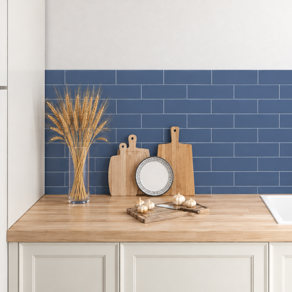 Centura Wall Tiles Metro Blue Polished 3" x 6" (5.39 sqft/box)