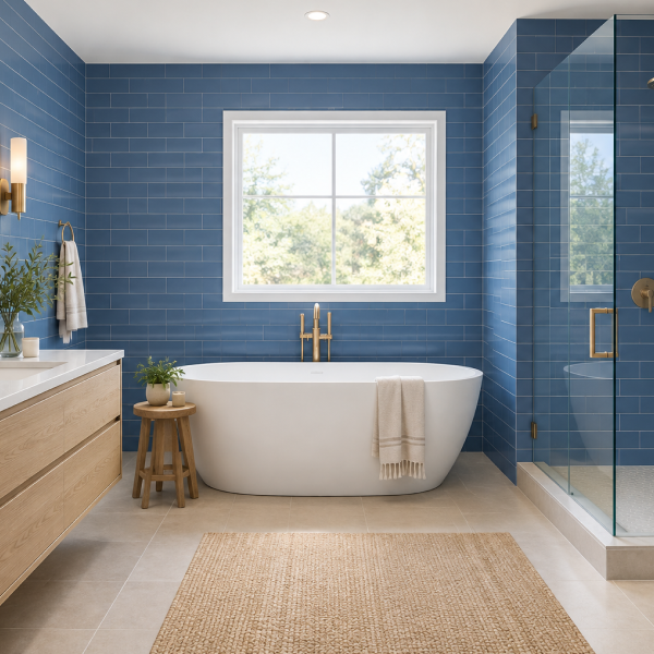 Centura Wall Tiles Metro Blue Polished 3" x 6" (5.39 sqft/box)