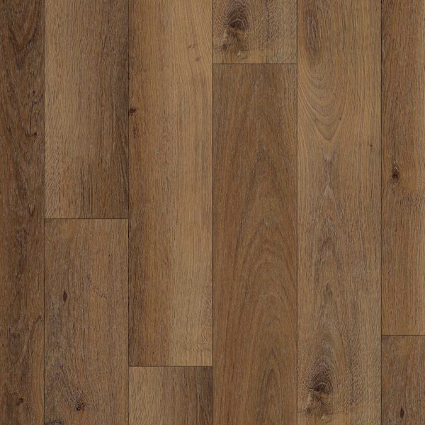 TrafficMaster Sassy Walnut 6-inch x 36-inch Peel and Stick Vinyl Plank (18 Sq. Ft./ Case)