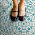 Load image into Gallery viewer, FloorPops Fontaine 12x12 Peel &amp; Stick Vinyl Tile Flooring (20sq.ft./pack)
