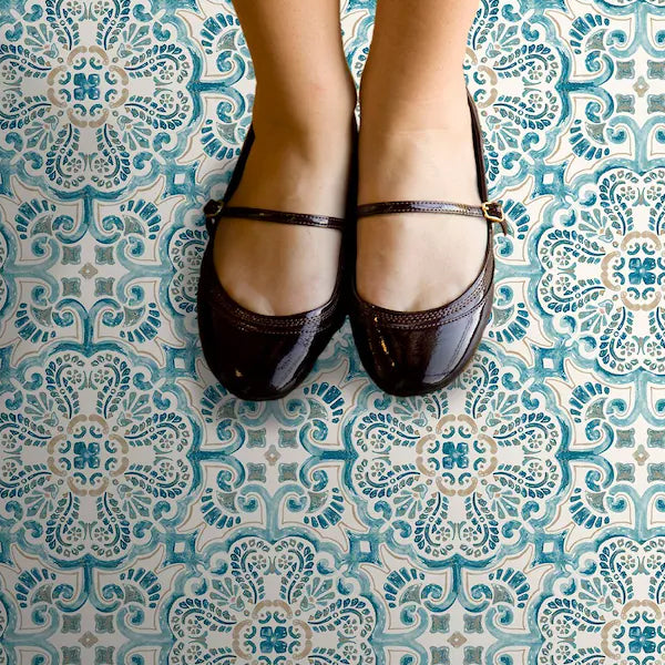 FloorPops Fontaine 12x12 Peel & Stick Vinyl Tile Flooring (20sq.ft./pack)