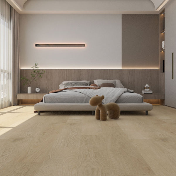 Malibu Wide Plank French Oak 6.5mm Lakeport Rigid Core Luxury Vinyl Plank Flooring 7.18 inch Wide x 19.12 Sq. Ft./Case – Waterproof EIR Matte Finish