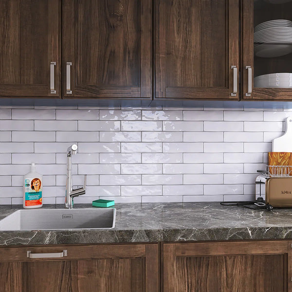 Kezma 3 in. x 12 in. Ceramic Subway Wall Tile